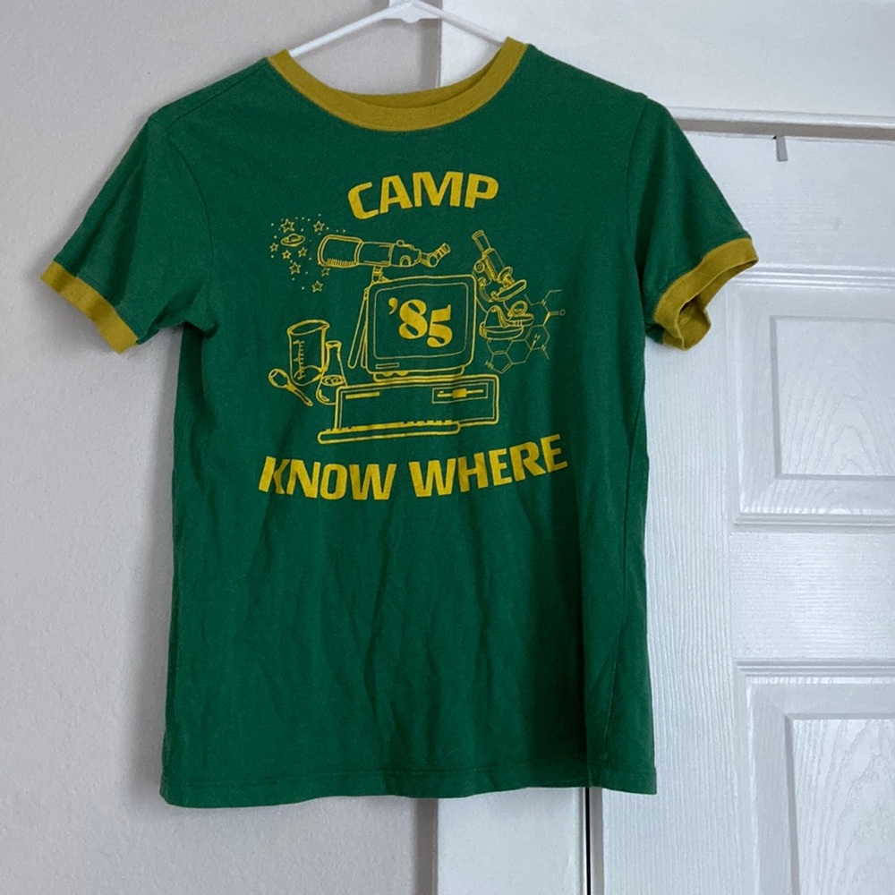 Camp Know Where stranger things graphic t shirt size s